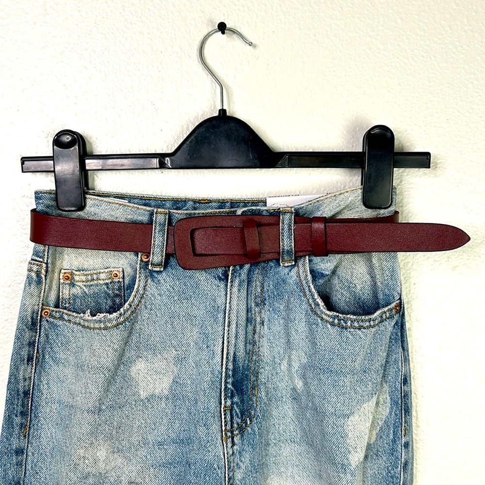 Made in Italy Women's real Leather Belt